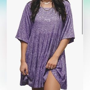Purple Sequence Taylor Swift dress